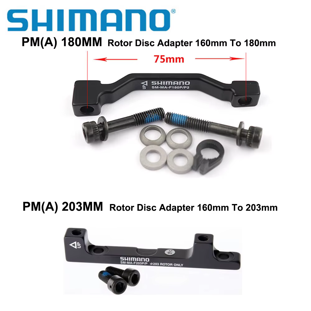 SHIMANO – adaptateur de frein à disque d'origine PM A, support de frein à disque pour Rotor 180mm 20