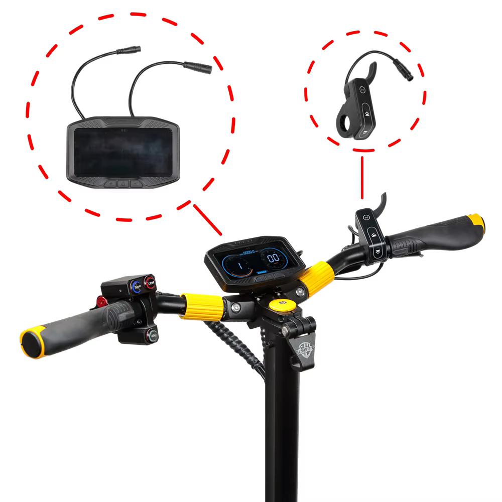 Accélérateur à affichage Central VSETT amélioré et carte NFC pour Scooter électrique VSETT 10 + 9 + 