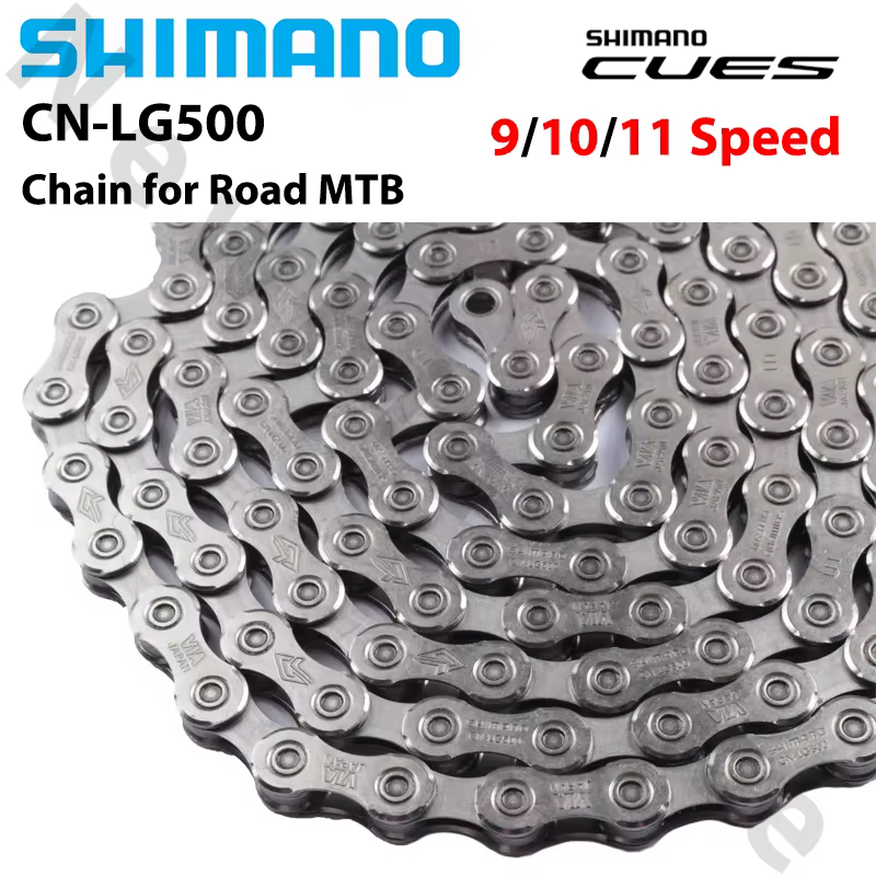 SHIMANO CUES 9S 10S 11 vitesses chaîne latérale CN-LG500 116L 118L120L 122L 124L pour vtt VTT pièces