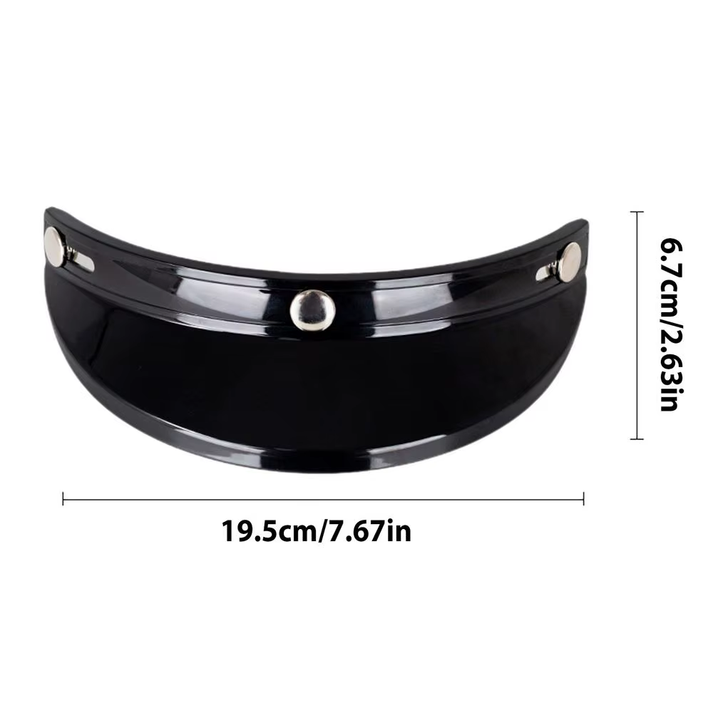 Motorcycle Face Shield Visor Retro Shield Vintage Helmet Brim Vintage Style Helmets Accessories For