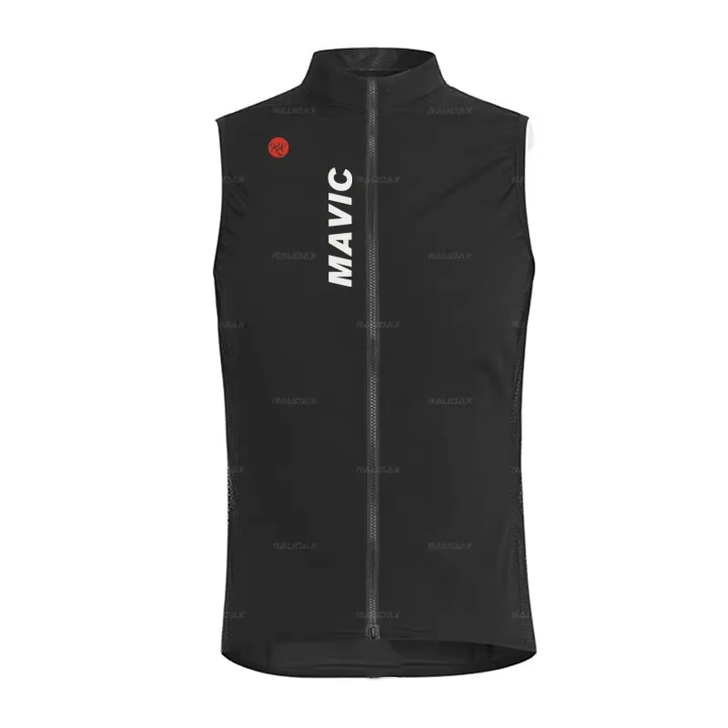 Rx MAVIC Team Gilet de vélo d'été vélo de route coupe-vent sans manches Gilet de cyclisme VTT léger 