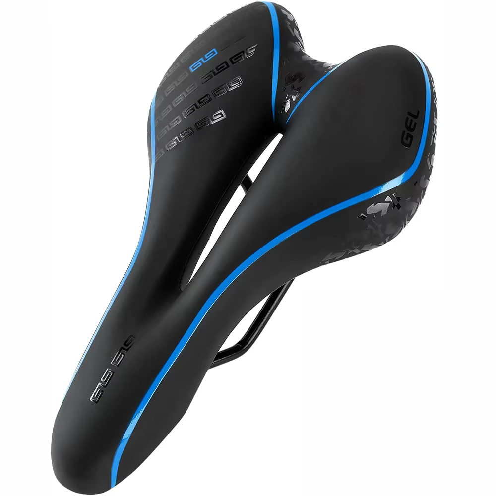 Gel vtt montagne route siège de vélo selle de vélo confortable doux coussin de cyclisme selle de vél