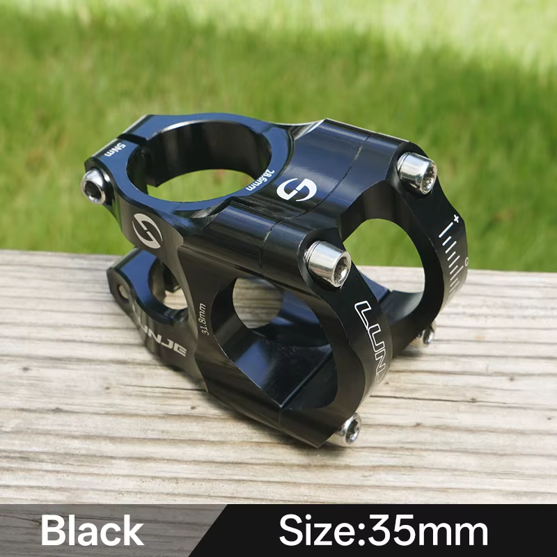 LUNJE tige de guidon 35mm pont CNC tige de vélo pont de VTT 31.8 tige de cyclisme Riser Table vtt pu
