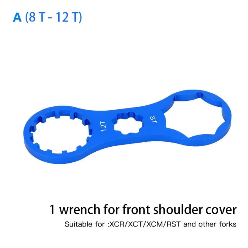 Clé à fourche de vélo VTT, outils de réparation de fourche avant pour Suntour XCR XCT XCM RST 8/12T