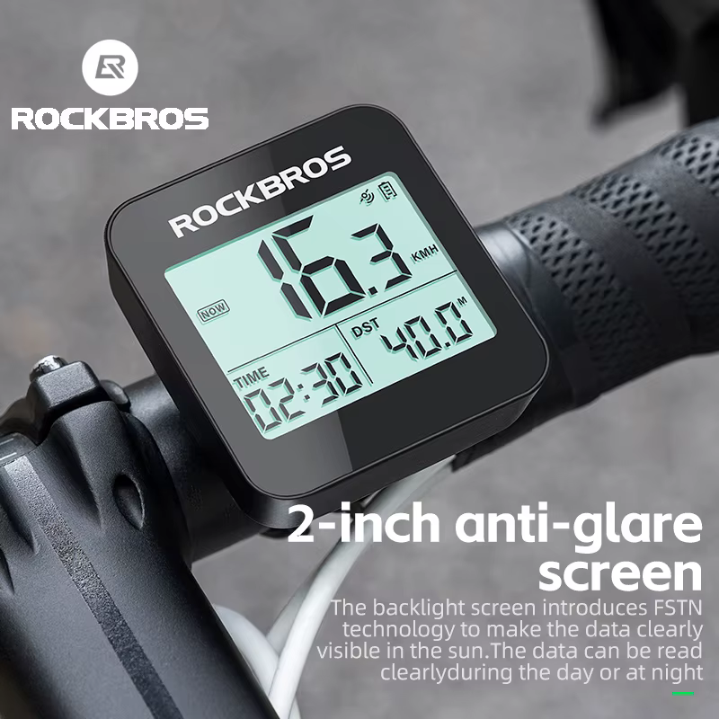 ROCKBROS-Ordinateur de vélo GPS, compteur de vitesse, vélo de route, VTT, IPX6, étanche, sans fil, c