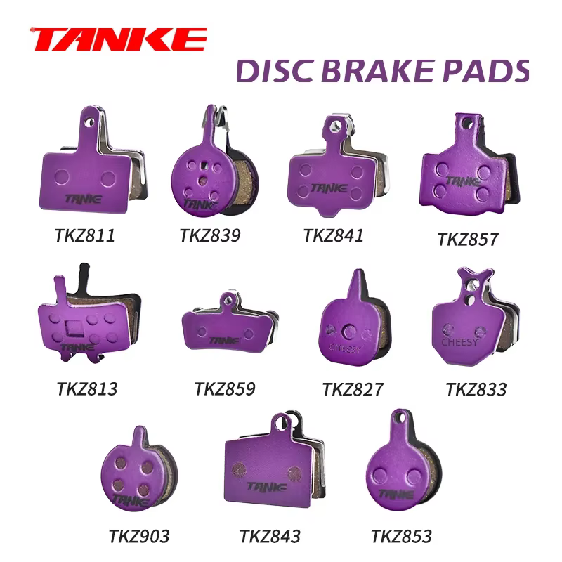 TANKE – plaquettes de frein semi-métal pour vtt, silencieuses, pour frein à disque de vélo M8020 M61