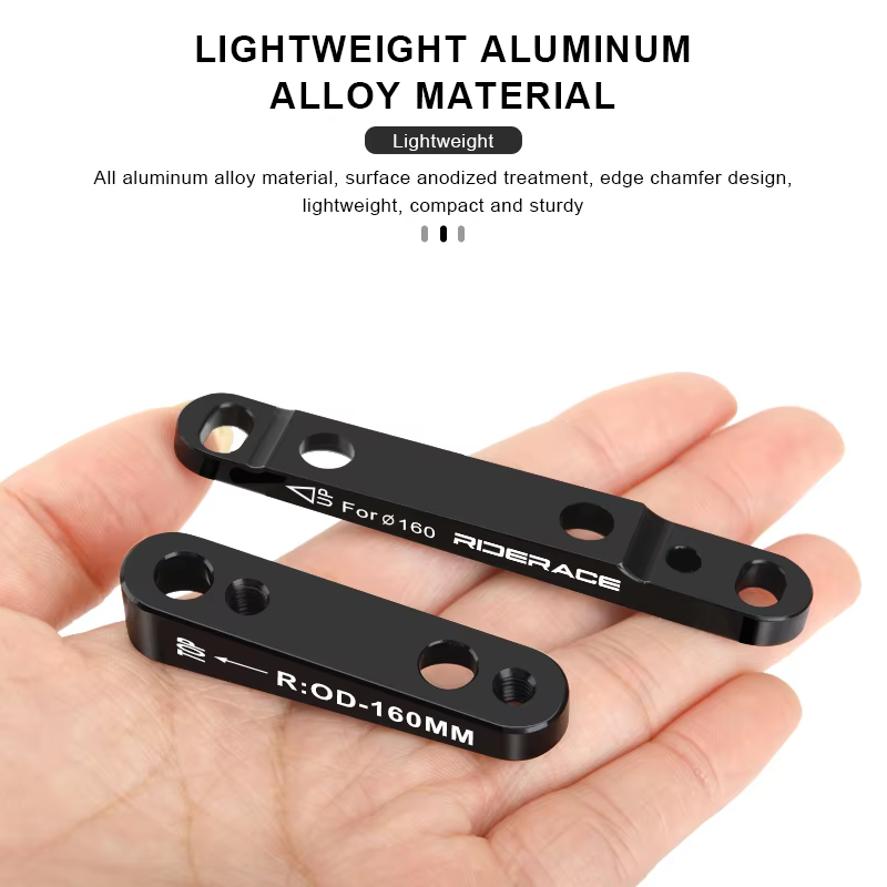 RIDERACE vélo de route frein à disque adaptateur de montage plat ultraléger pour vélo avant 140mm/16