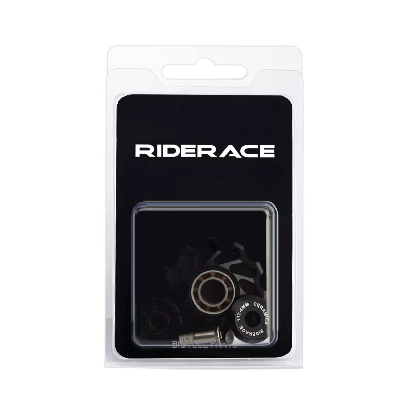 RIDERACE-Poulie de dérailleur arrière en céramique, roulement de guidage 11T, poulie jockey pour vél