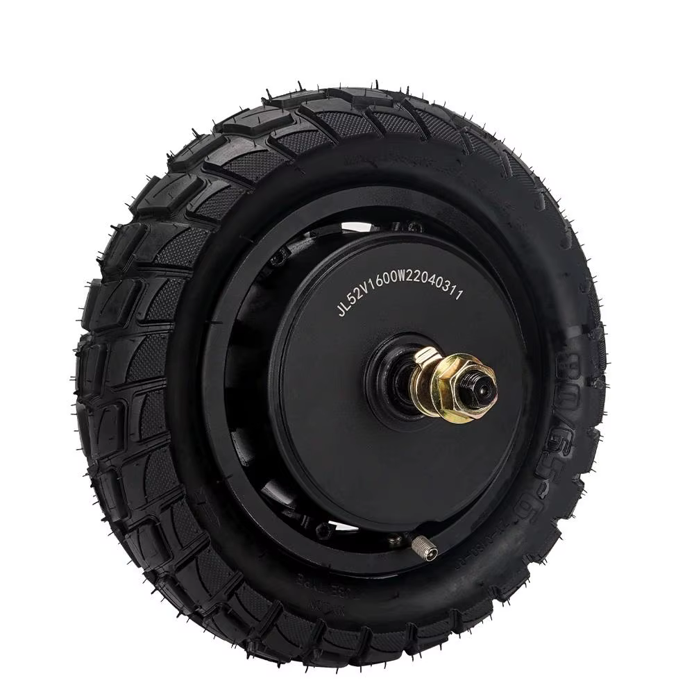 Moteur électrique de 10 pouces, puissant moteur de moyeu de Scooter électrique, frein à disque, pneu