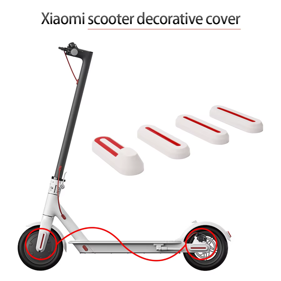 Coque de protection autocollante pour roues avant et arrière de trottinette électrique M365