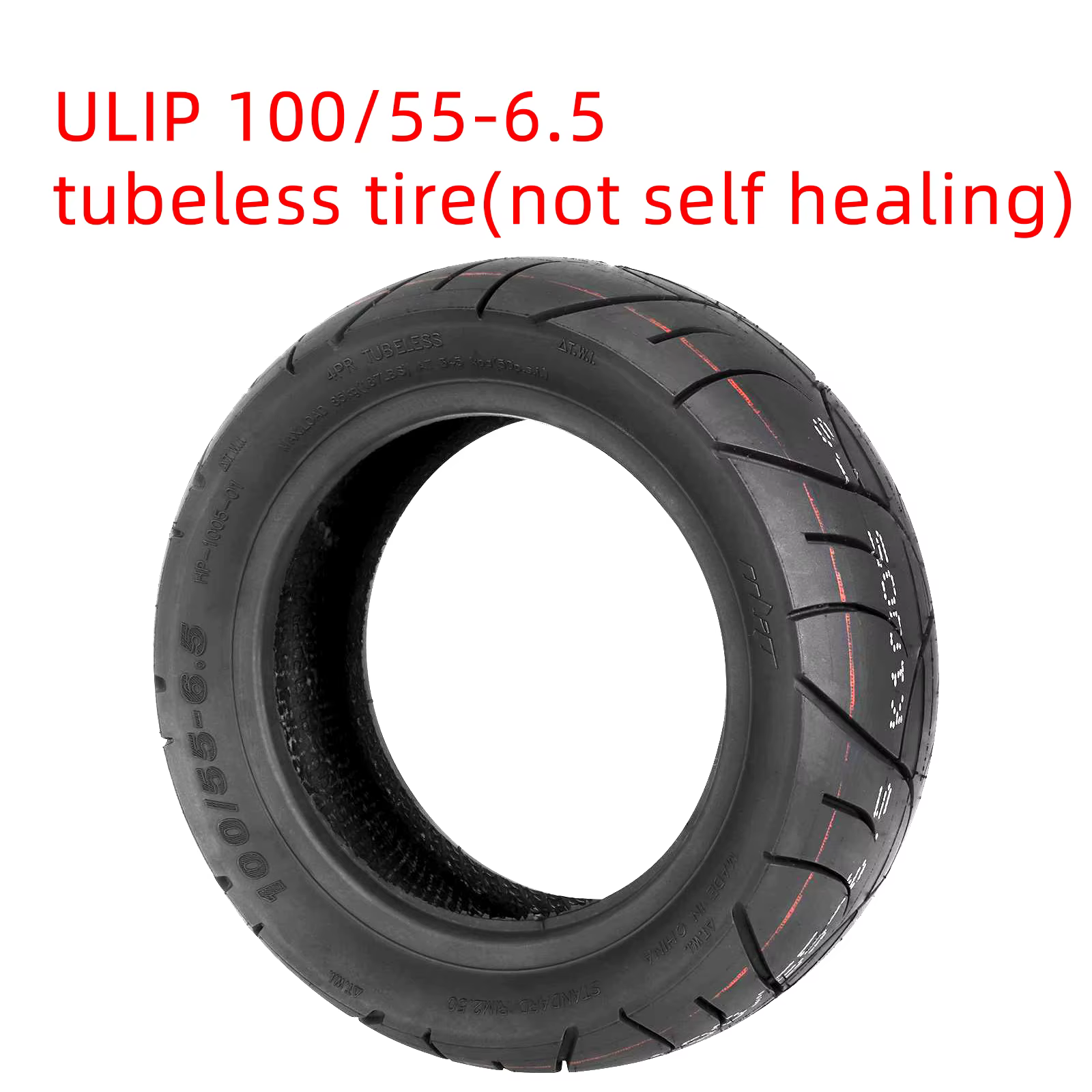 Ulip 11 pouces 100/55-6.5 pneu Tubeless auto-cicatrisant pour Scooter électrique avant et arrière co