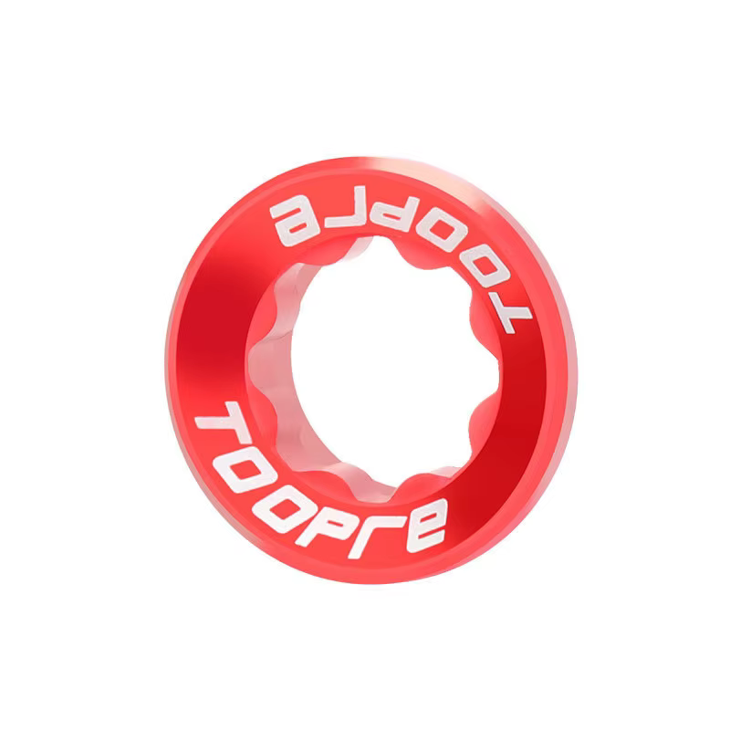 TOOPRE VTT vis en alliage d'aluminium vtt roue à chaîne intégrée couvercle de manivelle Torx boulon 