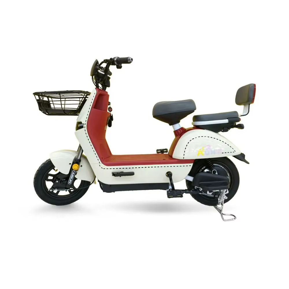Vélo Électrique Vintage 2025 en Promotion – Scooter Électrique 400W 48V avec Pédales