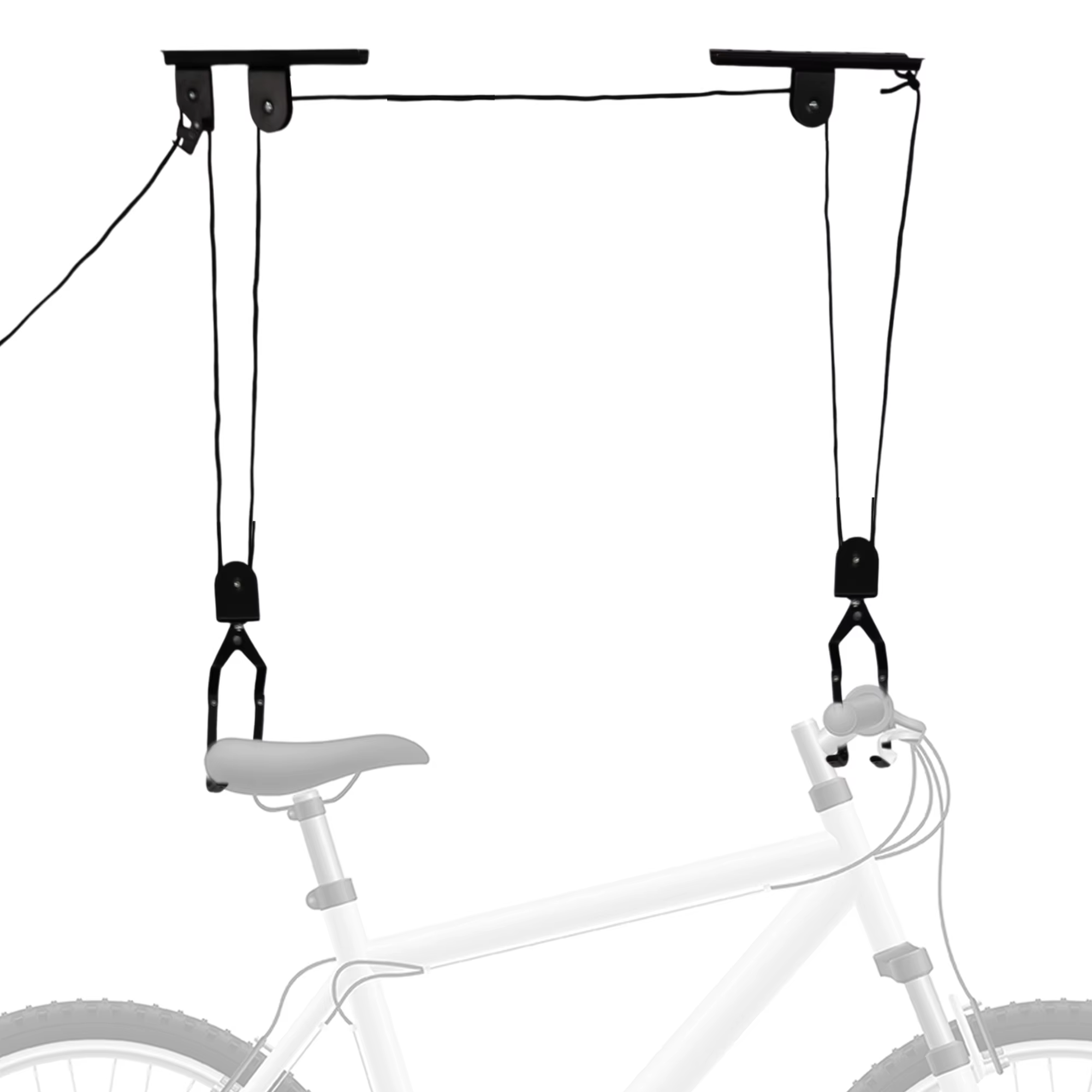 X Autohaux Palan de levage de vélo pour garage, palan de levage de vélo à montage au plafond, suppor