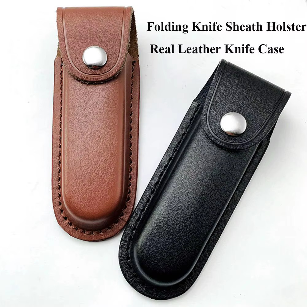 Sac de taille en poudre de cuir multi-outils, fourreau de lame de partenaire, étui de ceinture, clip