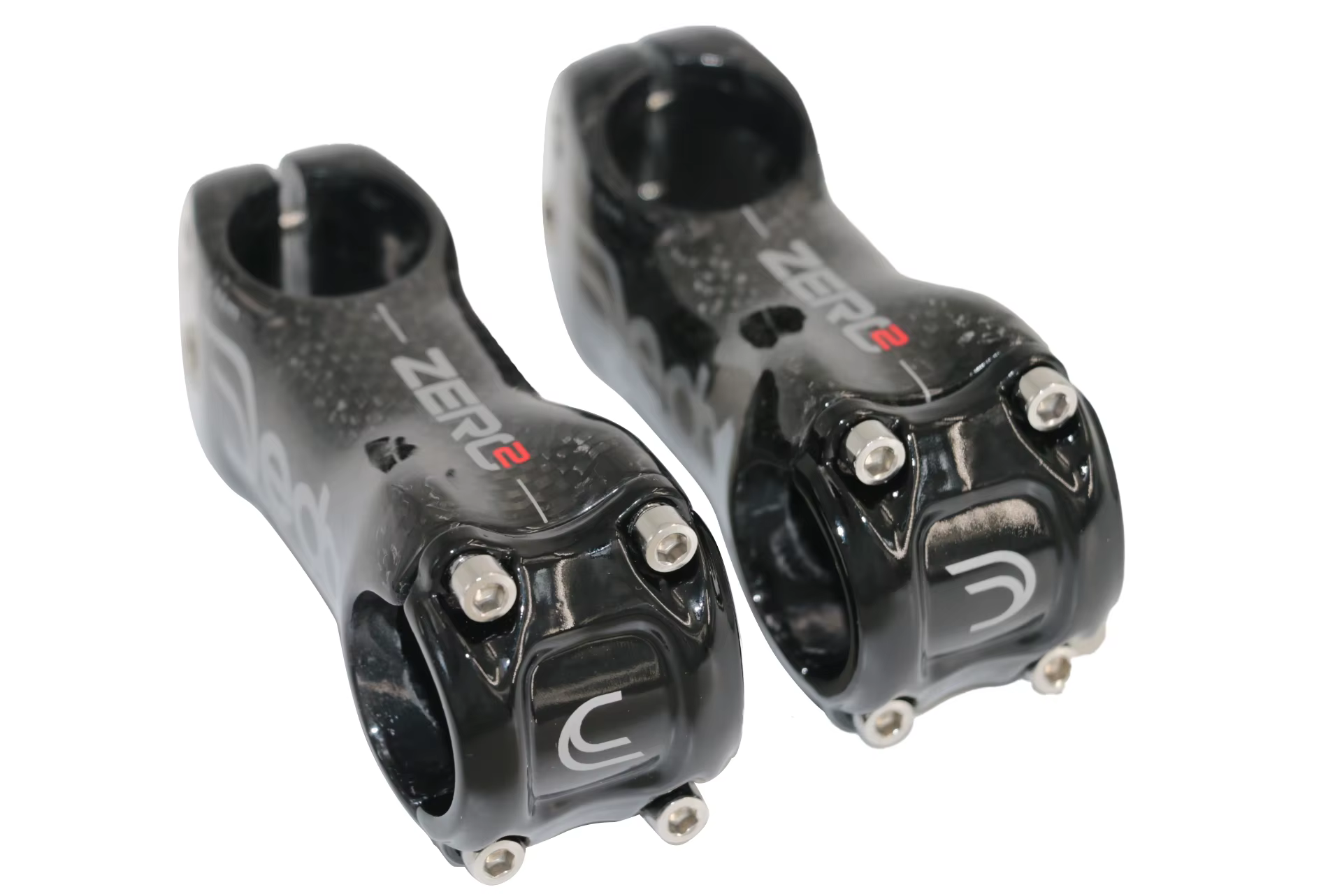 Tout nouveau JEDA argent 6 17 Angle route carbone tige de vélo 31.8*70-130mm 6 17 degrés VTT tige en