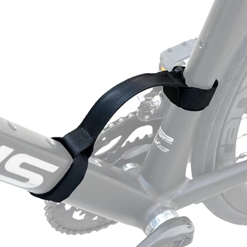 Sangle de levage portable pour vélo – Sangle en nylon à lacets pour transporter le vélo sur les esca