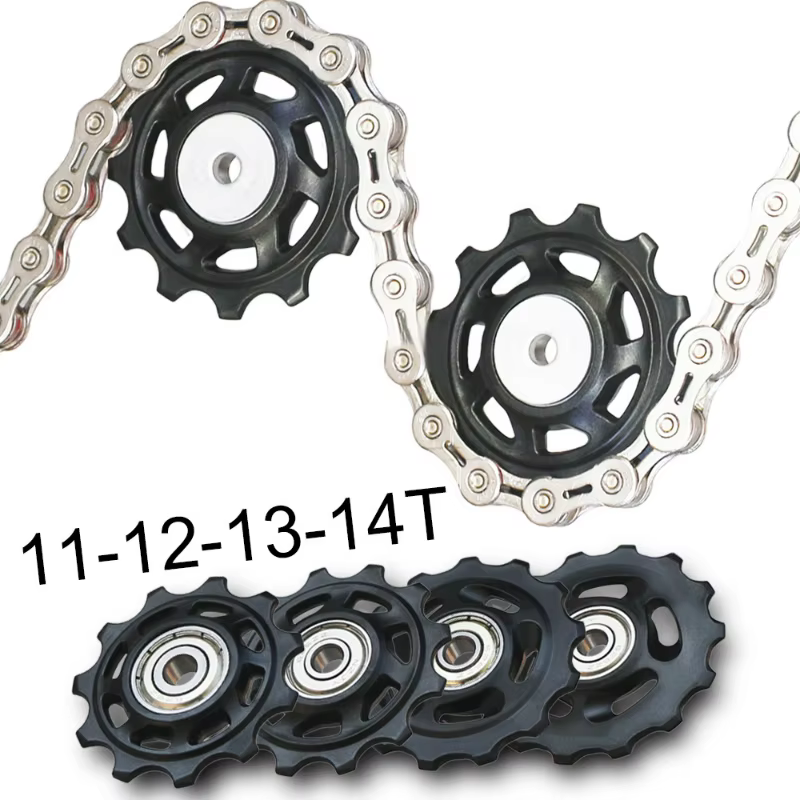 Roulement 11T 12T 13T 14T, roue de guidage arrière de vélo vtt, Jockey, dérailleur arrière, poulie,