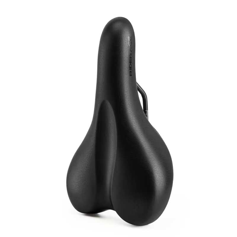 Selle de vélo Vintage confortable épaissir doux Absorption des chocs siège de vélo en cuir PU éponge