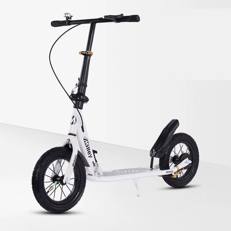 Trottinette pliable pour adultes avec frein à main, grandes roues, deux roues, pour la mobilité urba