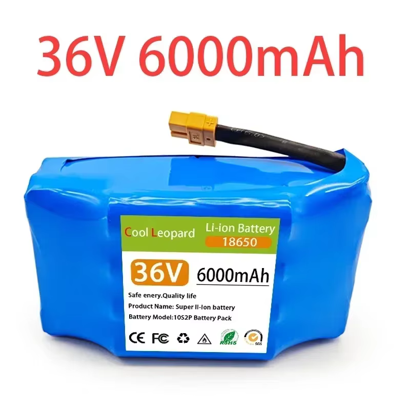 Batterie Lithium-ion Rechargeable 36V 6000mAh 10S2P de haute qualité pour Scooter électrique auto-éq