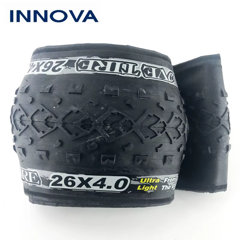 INNOVA-Vélo VTT Antidérapant, Ultraléger, 950g/Pièce, 26x4.0, Grosse Opathie, 120TPI, 26 Pouces