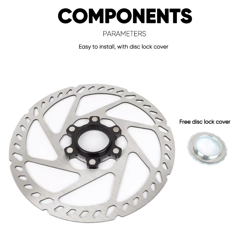 Rotor de verrouillage central de vélo 160mm 180mm 203mm, Rotor de verrouillage central de vélo de ro