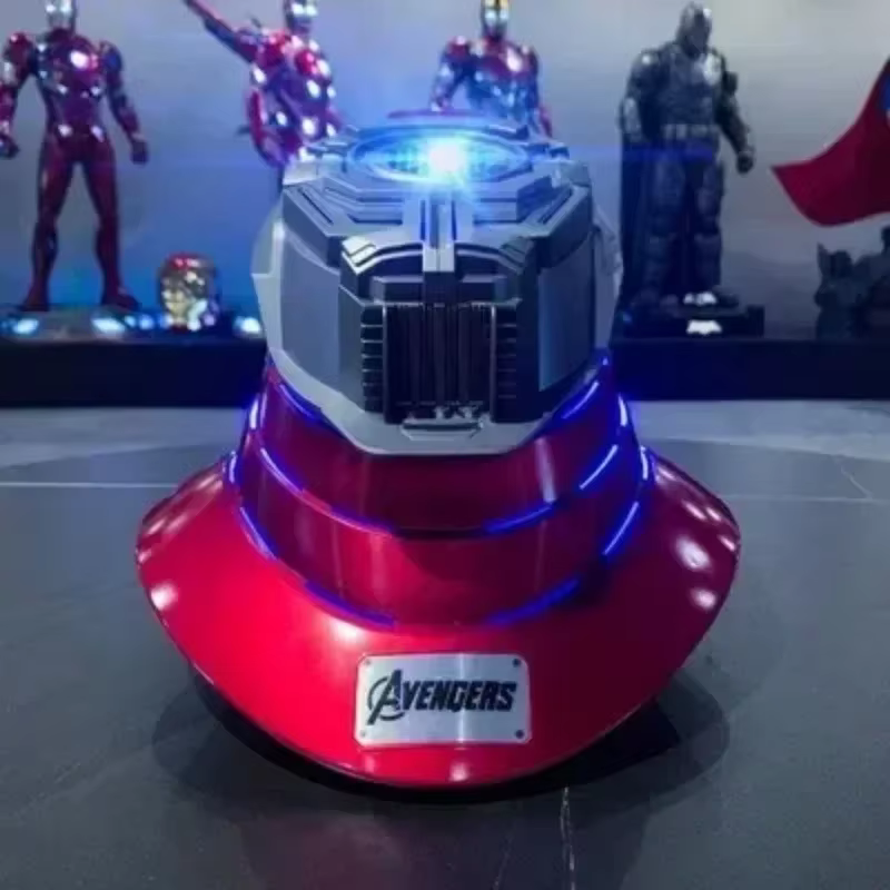 En stock : Casque Marvel Iron Man Mk17mk5 avec commande vocale Jarvis, ouverture automatique, masque