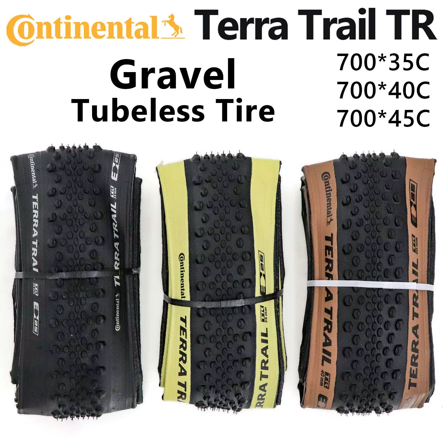 Continental Terra Trail ProTection 28 "pneu de pneu pliant Cyclocross gravier 700x35/40/45c vélo de