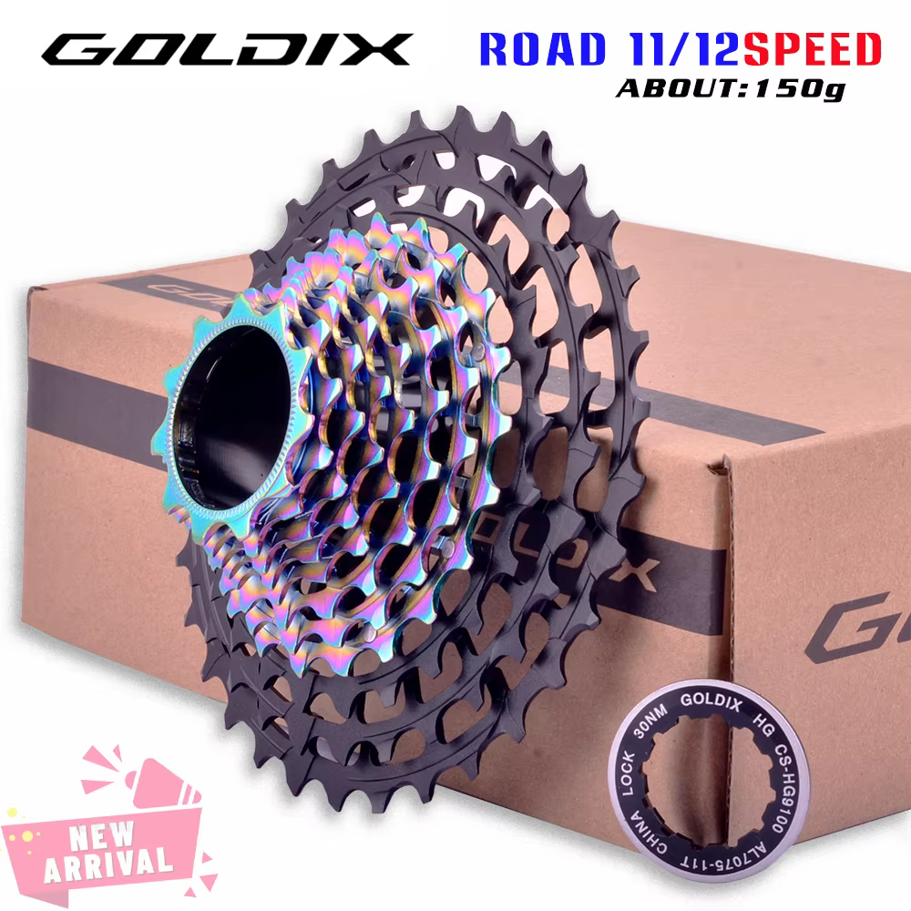 GOLDIX-Roue libre ultralégère pour vélo de route, structure HG, matériau en alliage d'aluminium, gra