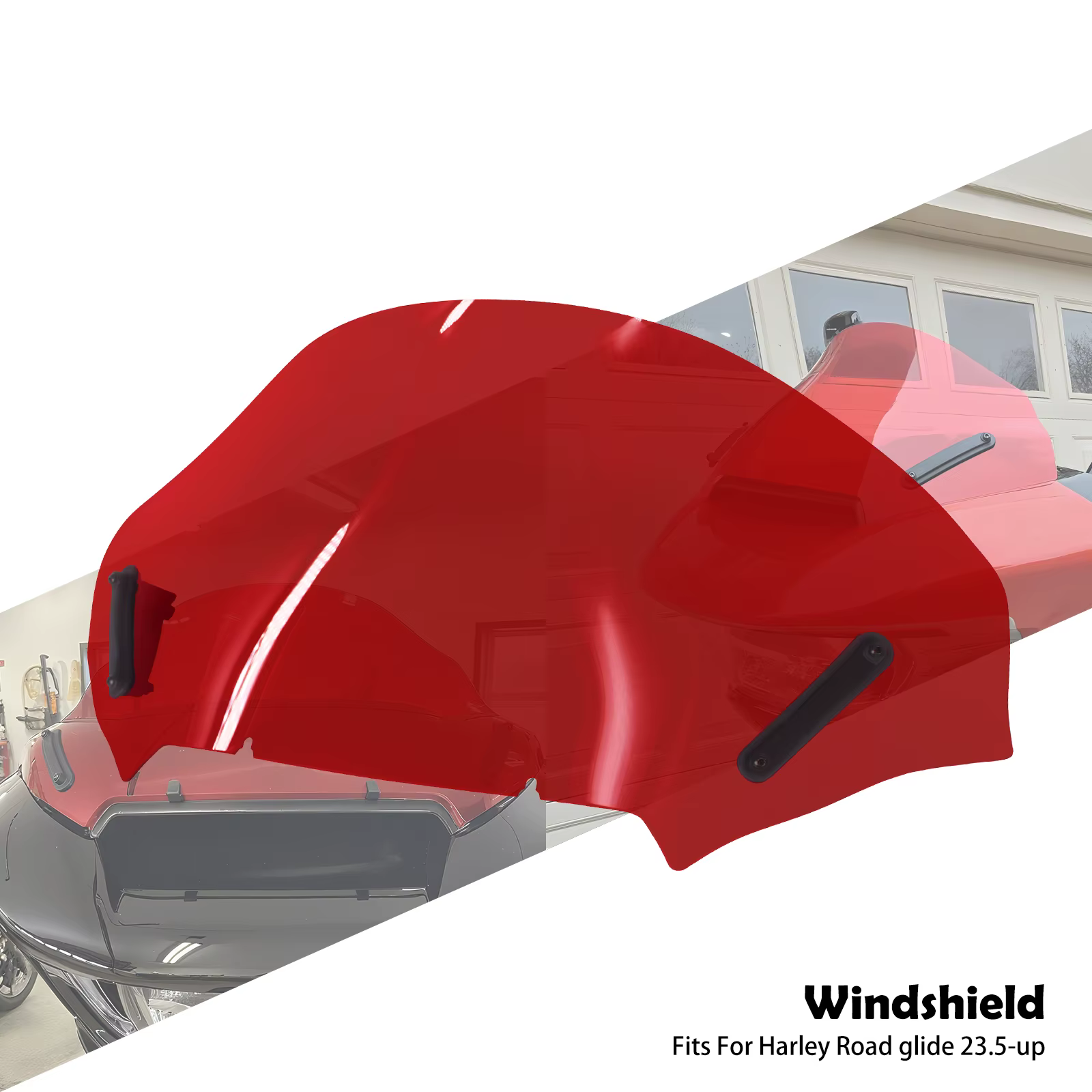Déflecteur de vent de pare-brise de moto, carénage pour Harley Touring Road Glide CVO FLTRXSE 23-25 