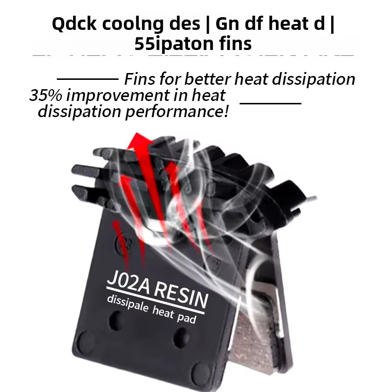 Plaquettes de frein à disque de vélo vtt J02A résine Ice Tech vélo freins hydrauliques étriers SLX D