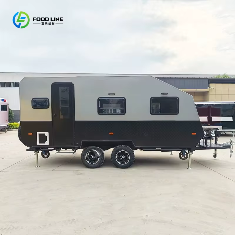 Camping-car de voyage tout-terrain personnalisé 550x218x210cm Remorque Maison mobile Camping-car à v