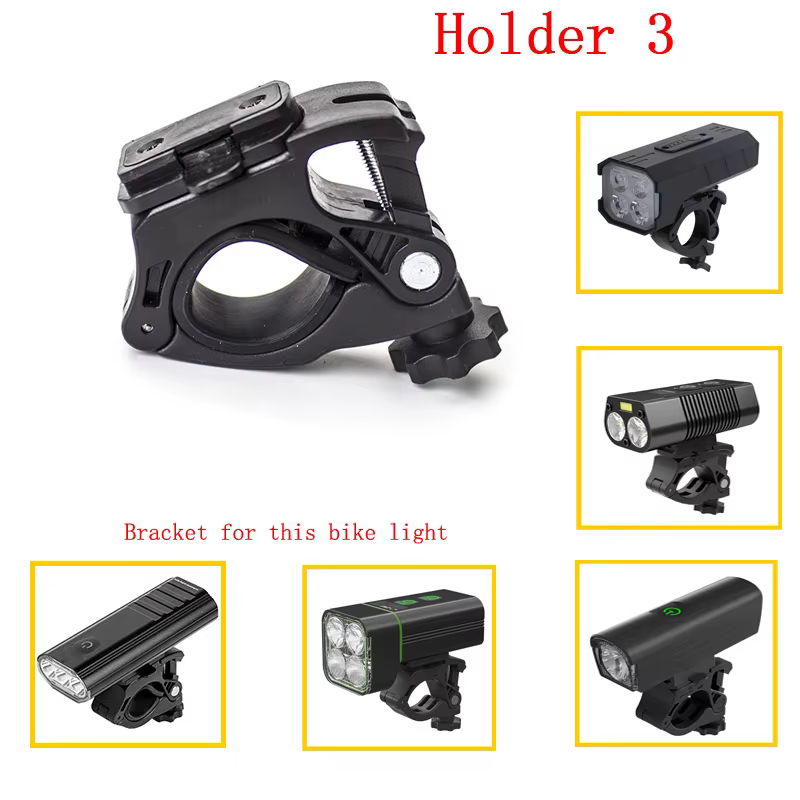 Support de lumière de vélo, 1 pièce, Support de lampe de vélo, accessoires de vélo, Rotation à 360 d