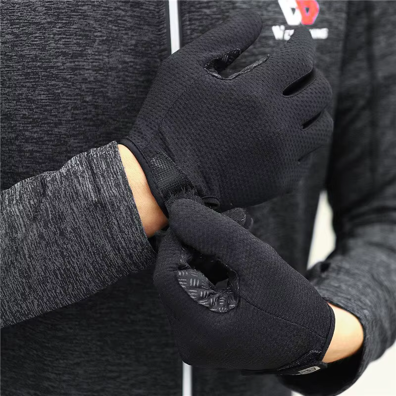 WEST BIKING – gants de cyclisme d'été, doigt complet, pour vtt, écran tactile, antidérapants, paume 