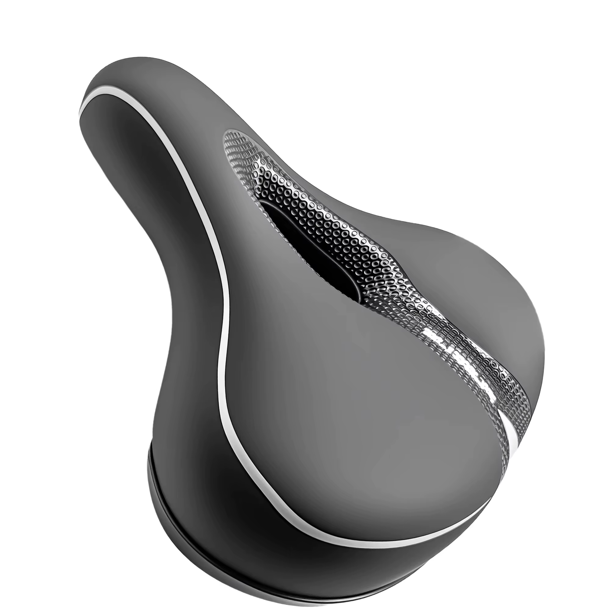 Plselis – selle de vélo rembourrée en éponge, 720g, creuse, respirante, coussin d'amortissement conf