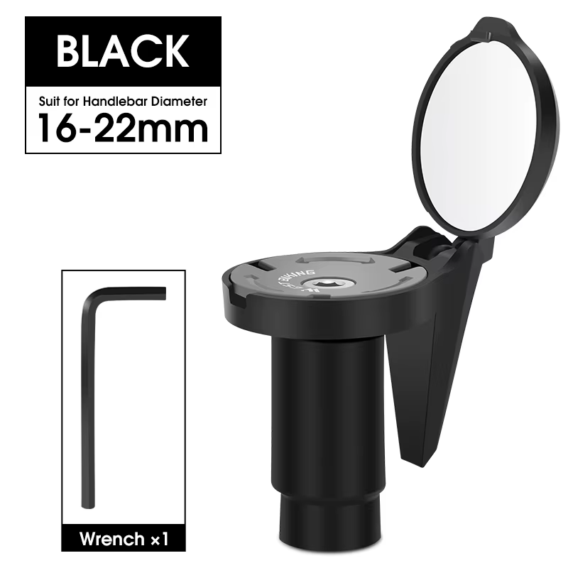 WEST BIKING – rétroviseur de vélo convexe universel réglable, extrémité de guidon rotative, accessoi