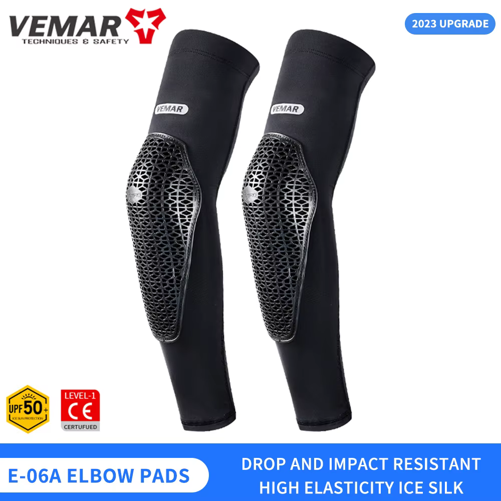 VEMAR réfrigéré Anti-chute Moto genouillères haute élasticité Motocross genouillère DH ATV vtt cycli