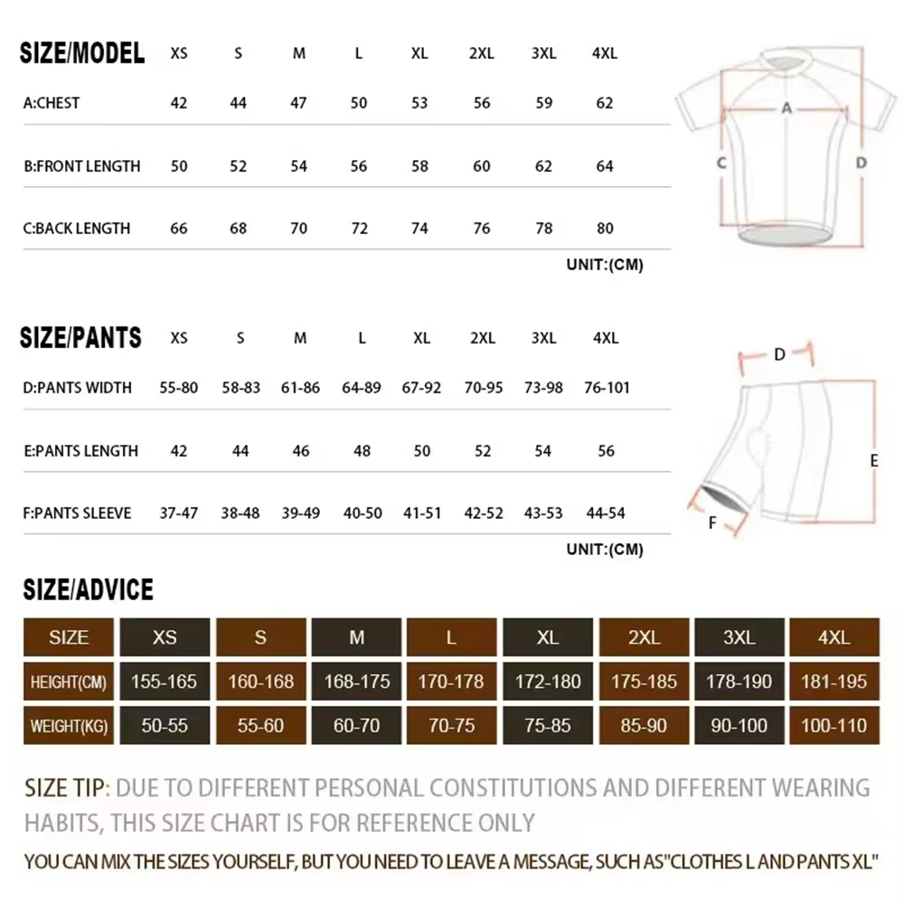 Raudax Team 2024 hommes été à manches courtes Maillot de cyclisme ensemble vtt Maillot Ropa Ciclismo