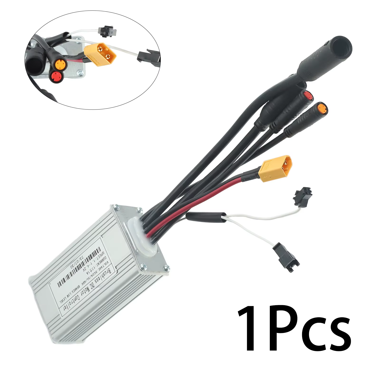 Kit de contrôleur de vélo électrique 24V/36V/48V-17A, étanche pour 250W/350W avec Hall sans Hall, mo