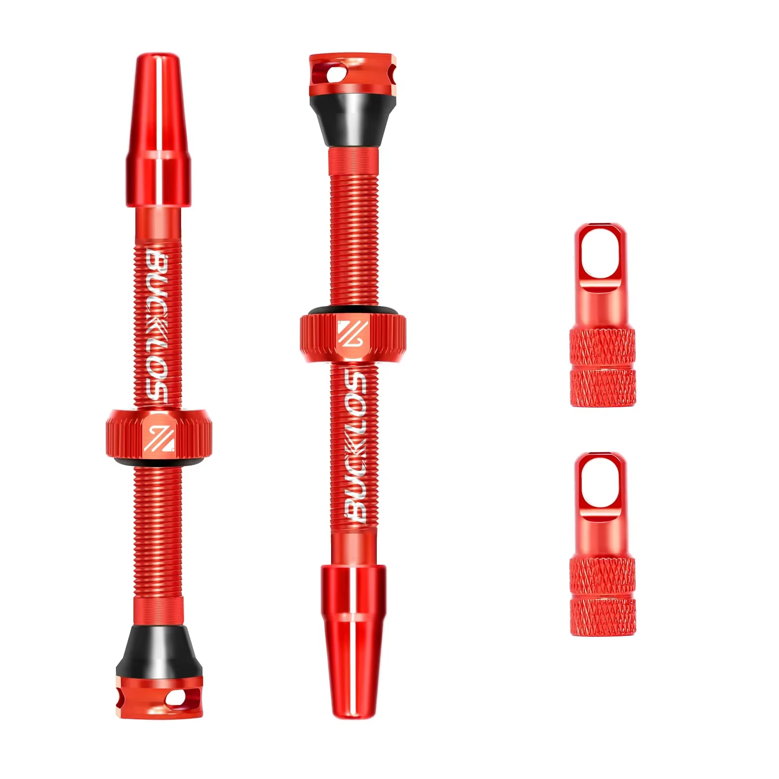BUCKKub-Valves Presta Tubeless pour vélo de route et VTT, 40/44/55/60/65/80/100mm