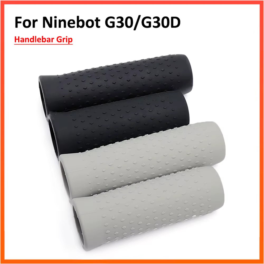 Poignée de guidon pour Scooter électrique Ninebot MAX G30 G30D, antidérapante, en Silicone, couvercl