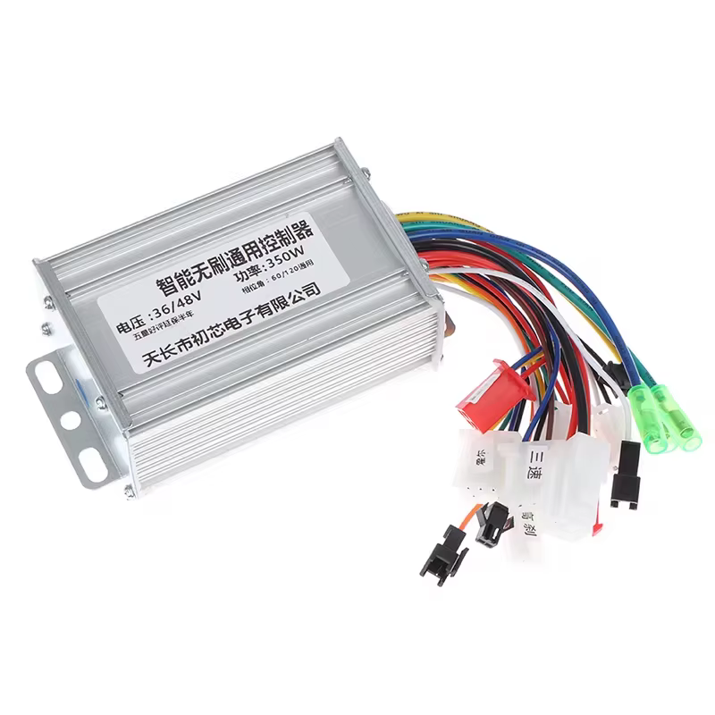 Contrôleur de moteur à courant continu sans balais pour vélo électrique 36/48V 350W, accessoires pou