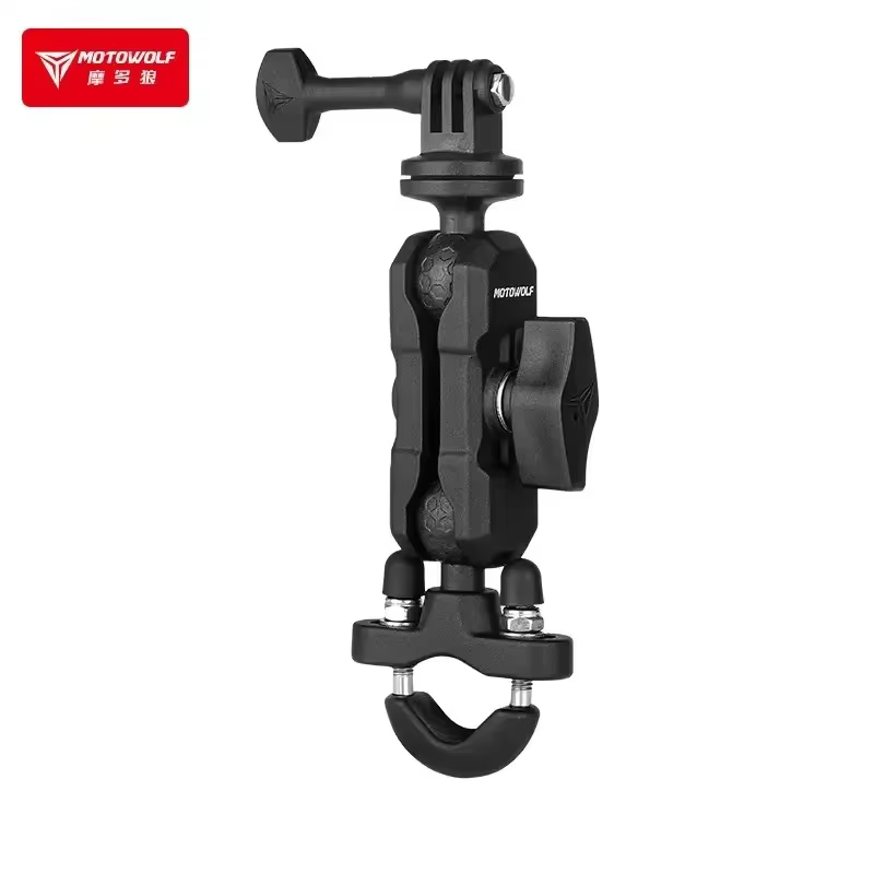 Support de caméra pour Hero8/7/6/5/4/3 +, rotatif à 360 °, pour moto, guidon, miroir