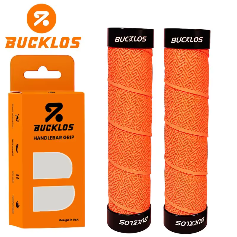Poignées de vélo BUCKLOS en PU+EVA durables et confortables, couvre-guidon antidérapant pour VTT, ac