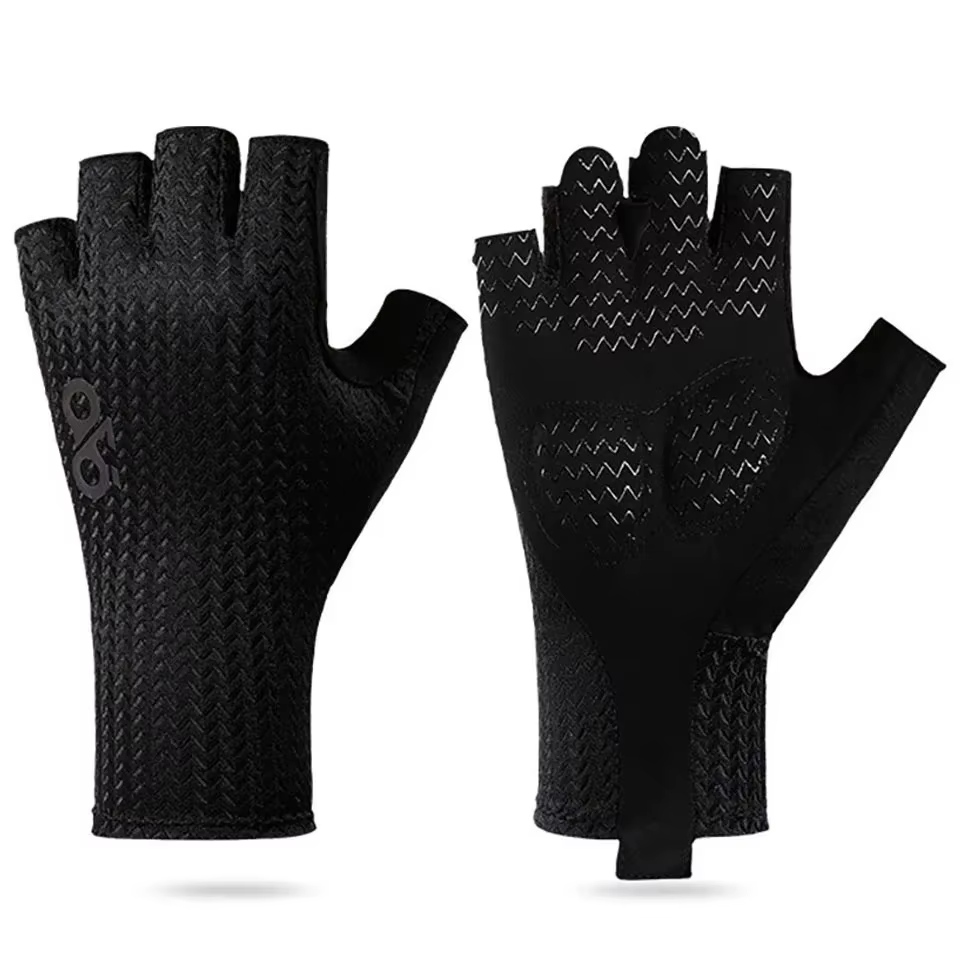 Gants de cyclisme demi-doigt respirants d'été, ultralégers, pour vélo de route, antidérapants, couss