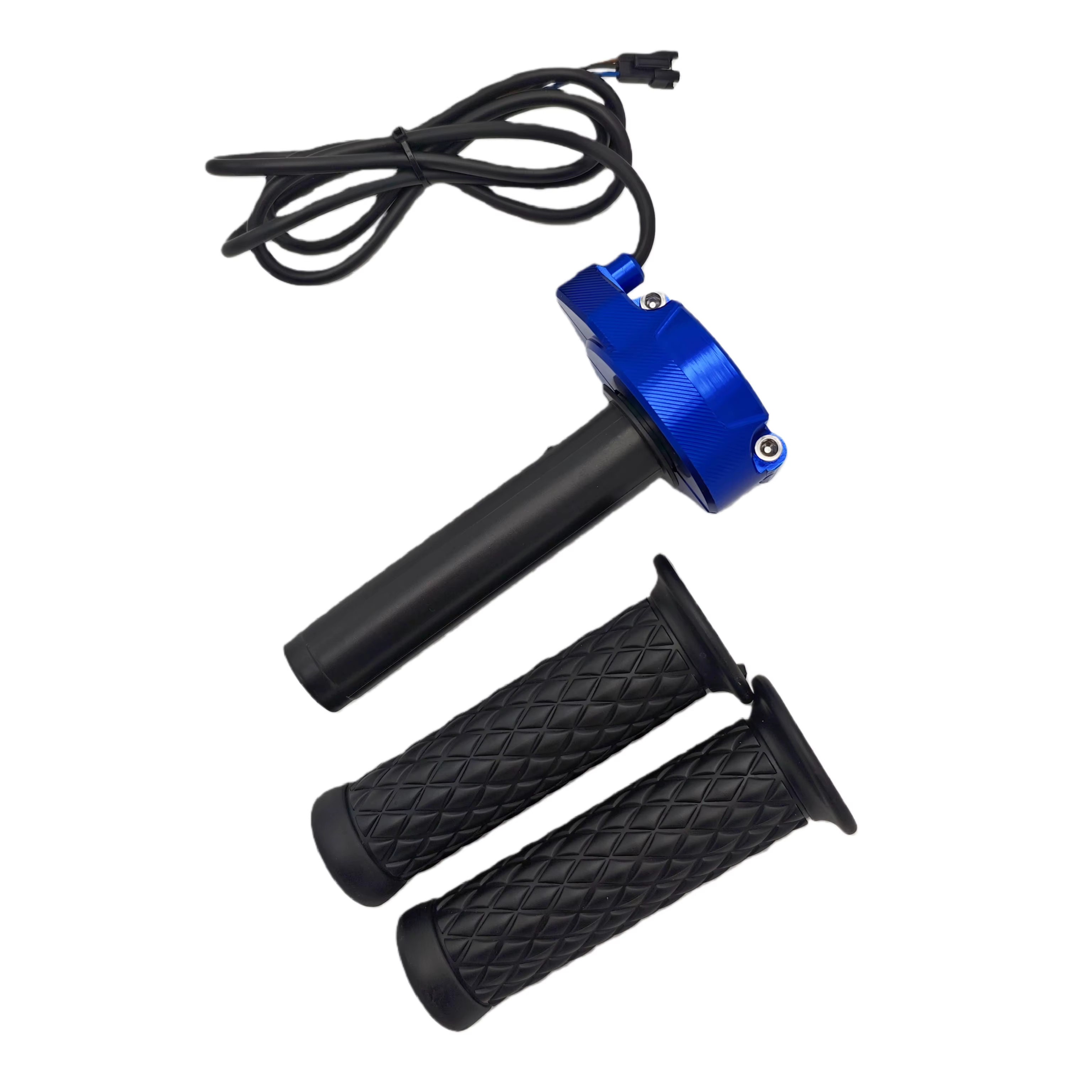 Accélérateur rotatif universel pour vélo électrique CNC, style coloré, 12V-90V, avec poignées