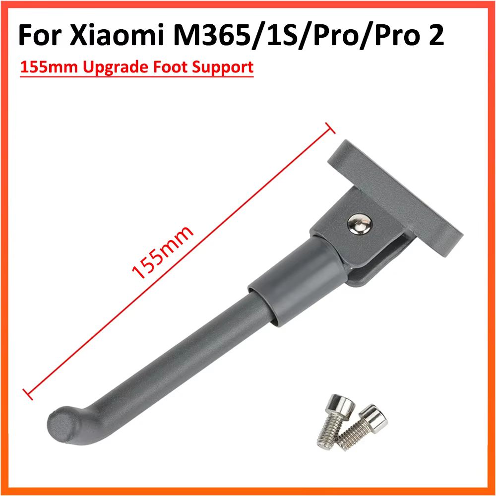 Béquille de stationnement grise pour Scooter électrique Xiaomi M365 1s Pro 2 Pro, 155mm 143mm, Suppo