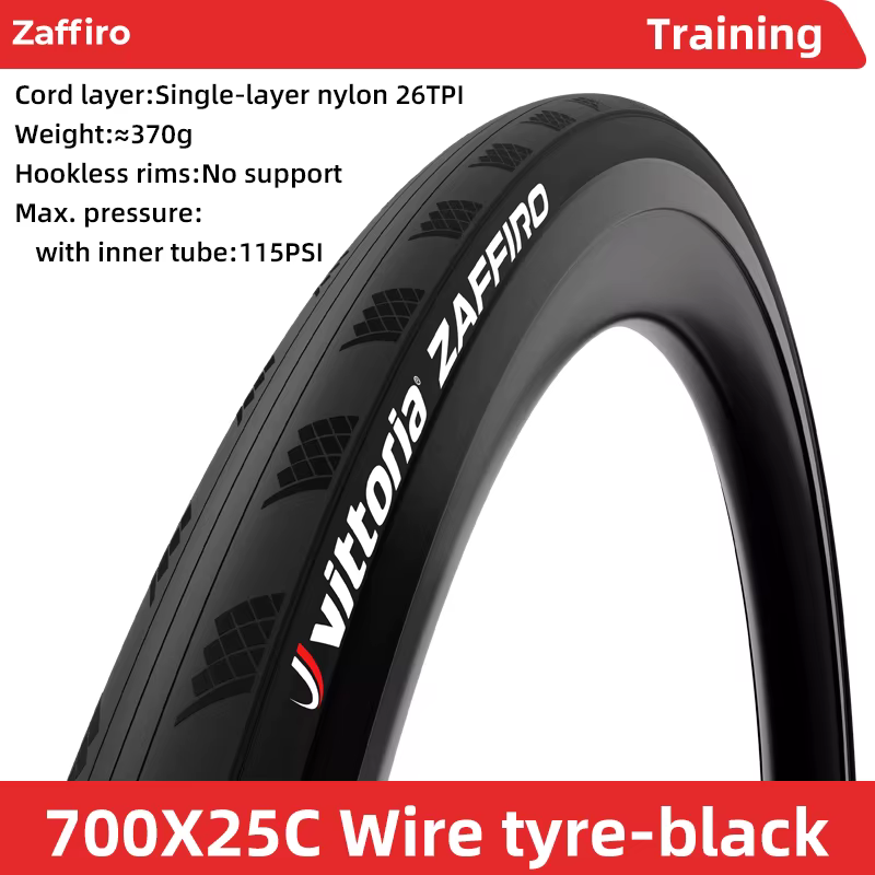 Pneu de vélo de route Vittoria Zaffiro V 700x25C/28C/30C, 26 TPI, avec enveloppe en nylon, pneu d'en