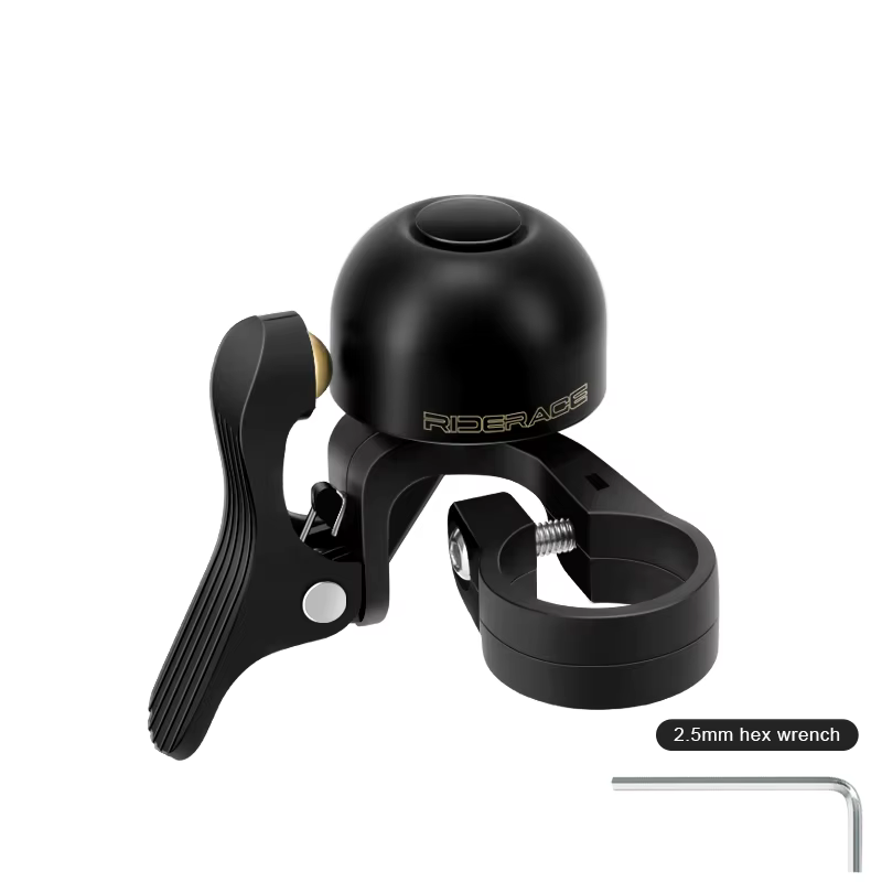 Sonnette de vélo RIDERACE, sonnette d'avertissement sonore claire, sonnette de vélo en cuivre pour l